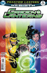 Cover Thumbnail for Green Lanterns (DC, 2016 series) #10 [Ed Benes Cover]