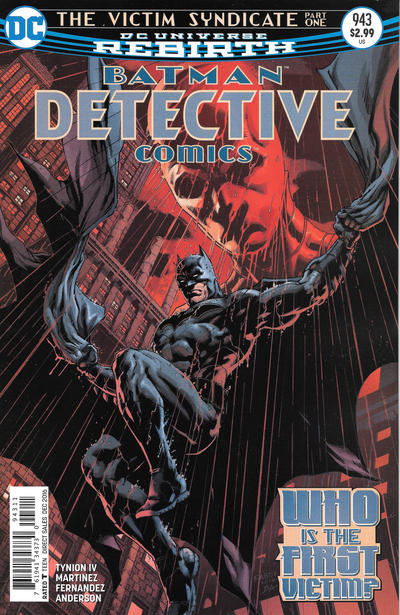 Cover for Detective Comics (DC, 2011 series) #943