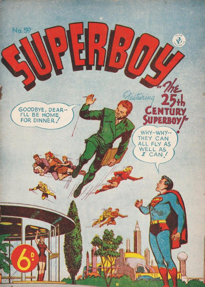 Cover for Superboy (K. G. Murray, 1949 series) #59 [6D]