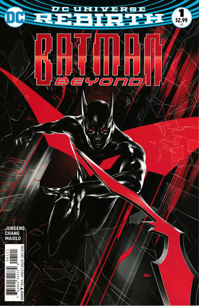 Cover for Batman Beyond (DC, 2016 series) #1 [Martin Ansin Cover]
