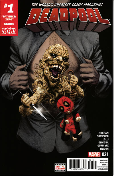 Cover for Deadpool (Marvel, 2016 series) #21