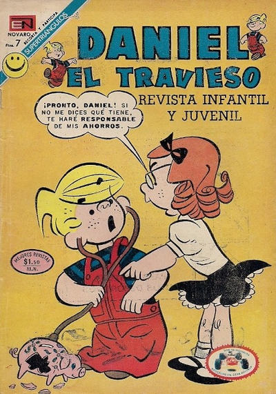 Cover for Daniel el travieso (Editorial Novaro, 1964 series) #108