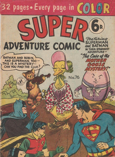 Cover for Super Adventure Comic (K. G. Murray, 1950 series) #76 [6D]