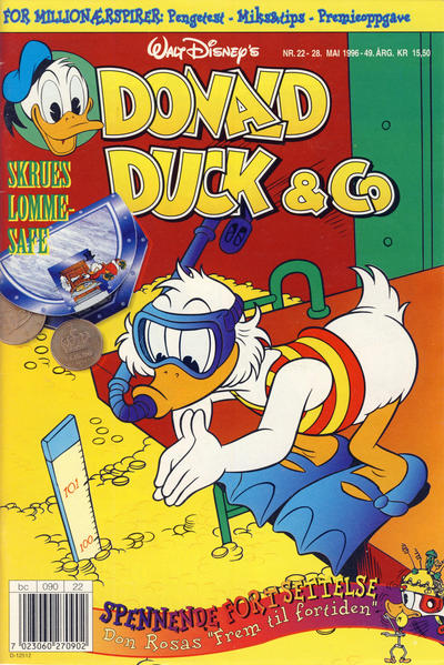 Cover for Donald Duck & Co (Hjemmet / Egmont, 1948 series) #22/1996