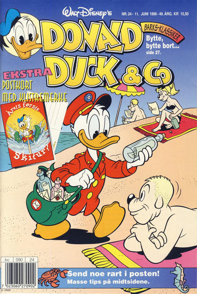 Cover for Donald Duck & Co (Hjemmet / Egmont, 1948 series) #24/1996