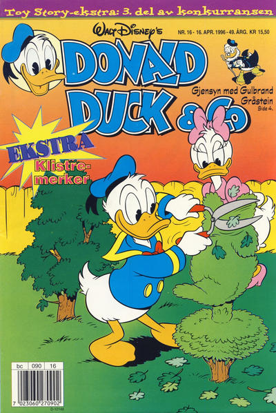 Cover for Donald Duck & Co (Hjemmet / Egmont, 1948 series) #16/1996