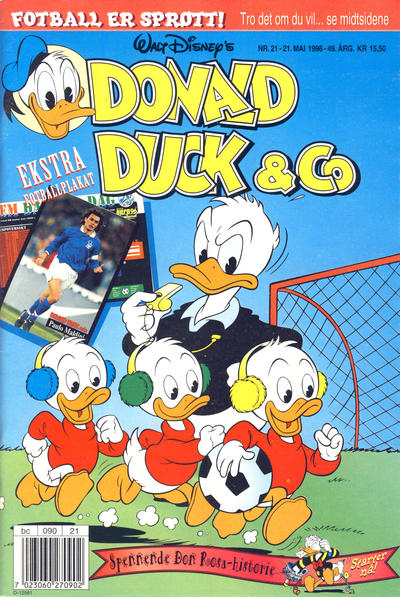 Cover for Donald Duck & Co (Hjemmet / Egmont, 1948 series) #21/1996
