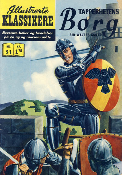 Cover for Illustrerte Klassikere [Classics Illustrated] (Illustrerte Klassikere / Williams Forlag, 1957 series) #51 [HRN 156] - Tapperhetens borg [2. opplag]