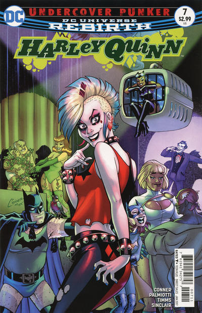 Cover for Harley Quinn (DC, 2016 series) #7 [Amanda Conner Cover]
