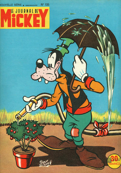 Cover for Le Journal de Mickey (Hachette, 1952 series) #135