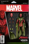 Cover for Avengers (Marvel, 2017 series) #1 [John Tyler Christopher Action Figure (Vision)]