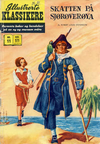 Cover Thumbnail for Illustrerte Klassikere [Classics Illustrated] (Illustrerte Klassikere / Williams Forlag, 1957 series) #11 [HRN 153] - Skatten på sjørøverøya [3. opplag]