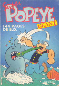 Cover Thumbnail for Super Popeye Géant (Éditions de la Page Blanche, 1986 series) #2