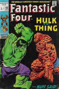 Cover for Fantastic Four (Marvel, 1961 series) #112 [British]