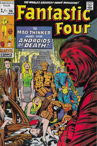 Cover Thumbnail for Fantastic Four (Marvel, 1961 series) #96 [British]