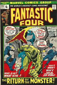 Cover Thumbnail for Fantastic Four (Marvel, 1961 series) #124 [British]