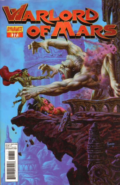 Cover for Warlord of Mars (Dynamite Entertainment, 2010 series) #17 [Joe Jusko Cover]