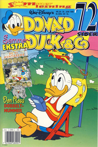 Cover for Donald Duck & Co (Hjemmet / Egmont, 1948 series) #26/1996