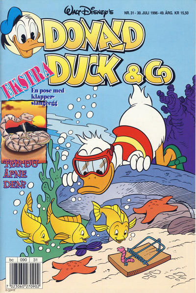 Cover for Donald Duck & Co (Hjemmet / Egmont, 1948 series) #31/1996