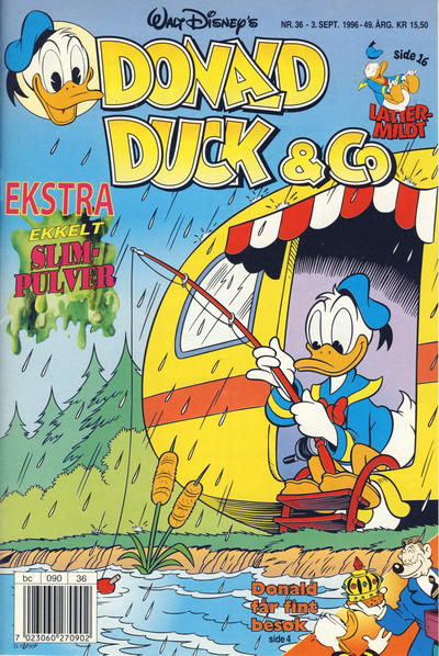 Cover for Donald Duck & Co (Hjemmet / Egmont, 1948 series) #36/1996