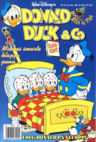 Cover for Donald Duck & Co (Hjemmet / Egmont, 1948 series) #34/1996