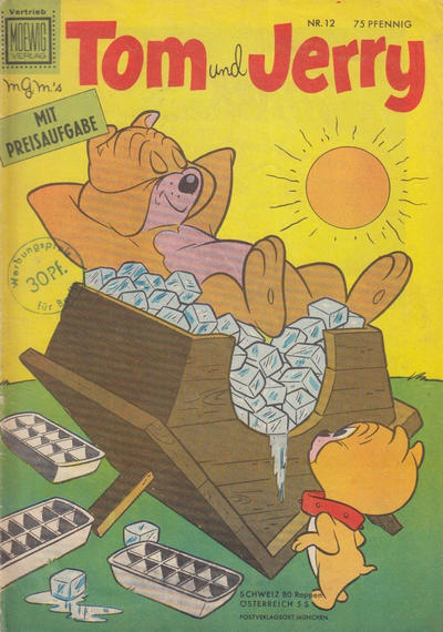 Cover for Tom und Jerry (Tessloff, 1959 series) #12