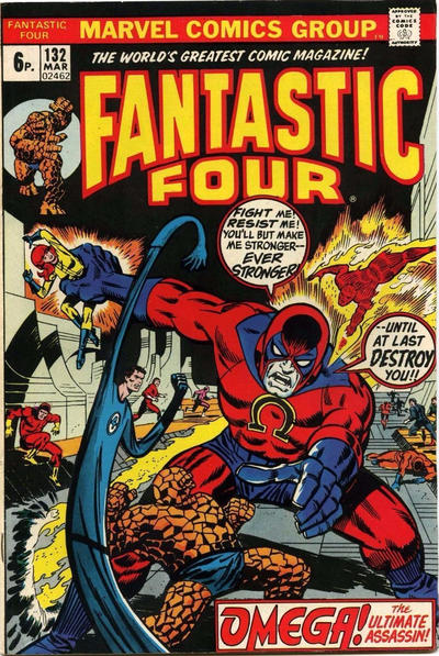 Cover for Fantastic Four (Marvel, 1961 series) #132 [British]