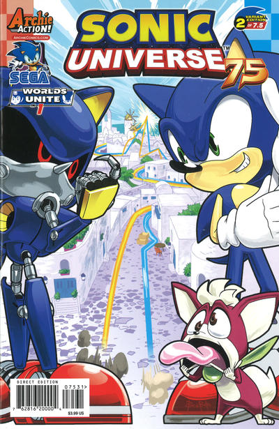 Cover for Sonic Universe (Archie, 2009 series) #75 [Ben Bates Variant Cover]