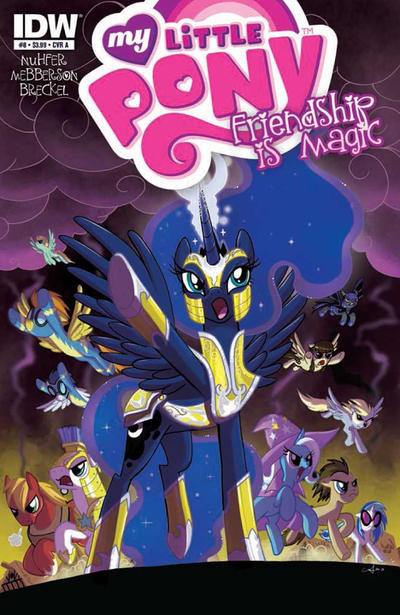 Cover for My Little Pony: Friendship Is Magic (IDW, 2012 series) #8 [Cover A - Amy Mebberson]
