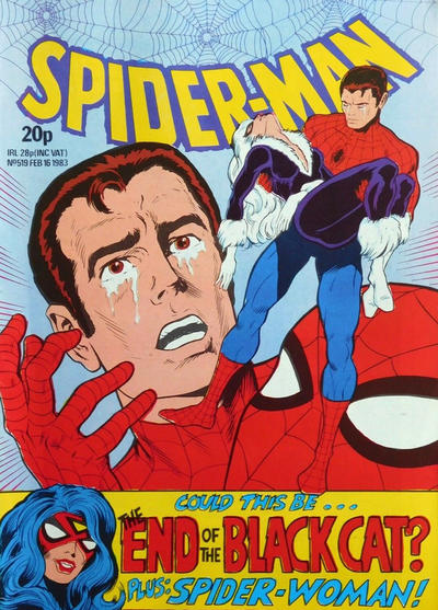 Cover for Super Spider-Man TV Comic (Marvel UK, 1981 series) #519