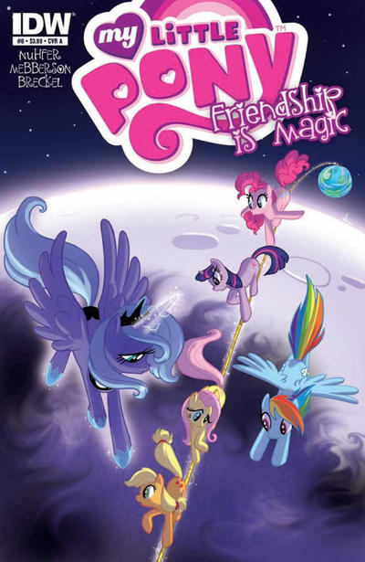 Cover for My Little Pony: Friendship Is Magic (IDW, 2012 series) #6 [Cover A - Amy Mebberson]