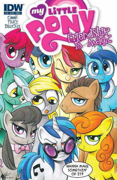 Cover for My Little Pony: Friendship Is Magic (IDW, 2012 series) #10 [Cover A - Andy Price]