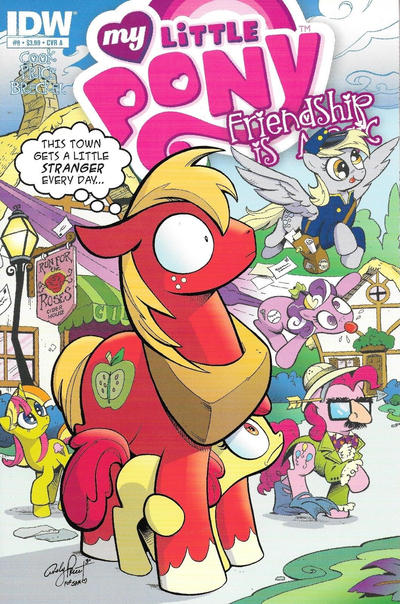 Cover for My Little Pony: Friendship Is Magic (IDW, 2012 series) #9 [Cover A - Andy Price]