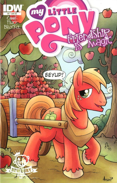 Cover for My Little Pony: Friendship Is Magic (IDW, 2012 series) #9 [Cover RE - Newbury Comics Exclusive - Agnes Garbowska]