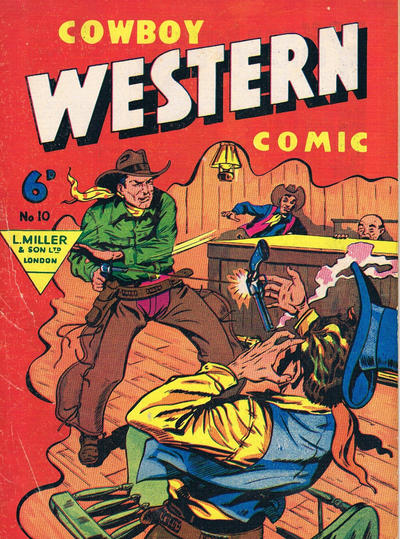Cover for Cowboy Western Comics (L. Miller & Son, 1956 series) #10