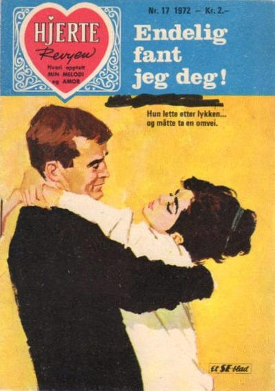 Cover for Hjerterevyen (Serieforlaget / Se-Bladene / Stabenfeldt, 1960 series) #17/1972