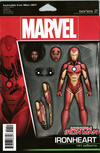 Cover for Invincible Iron Man (Marvel, 2017 series) #1 [John Tyler Christopher Action Figure (Ironheart)]