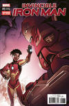 Cover for Invincible Iron Man (Marvel, 2017 series) #1 [Incentive Tom Raney 'Divided We Stand' Variant]