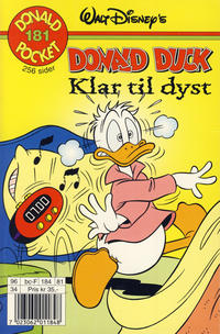 Cover Thumbnail for Donald Pocket (Hjemmet / Egmont, 1968 series) #181 - Klar til dyst [1. opplag]