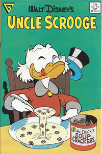 Cover Thumbnail for Walt Disney's Uncle Scrooge (Gladstone, 1986 series) #210 [Newsstand]