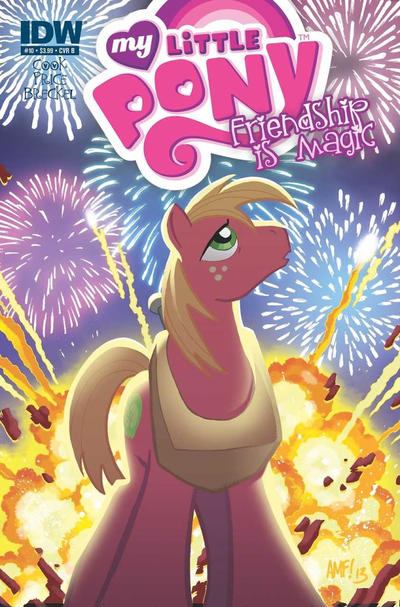 Cover for My Little Pony: Friendship Is Magic (IDW, 2012 series) #10 [Cover B - Tony Fleecs]