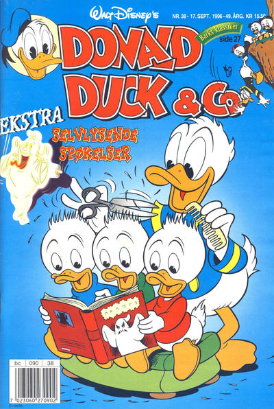 Cover for Donald Duck & Co (Hjemmet / Egmont, 1948 series) #38/1996