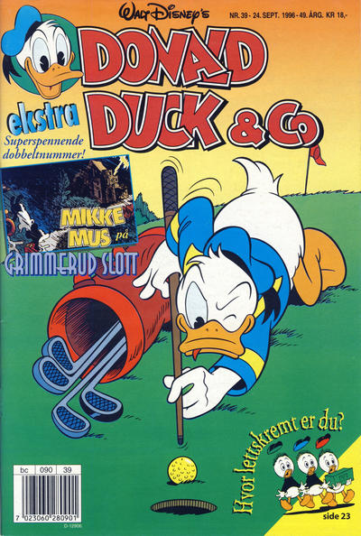 Cover for Donald Duck & Co (Hjemmet / Egmont, 1948 series) #39/1996