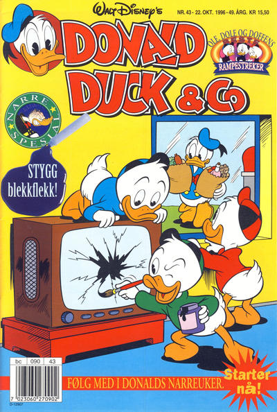 Cover for Donald Duck & Co (Hjemmet / Egmont, 1948 series) #43/1996