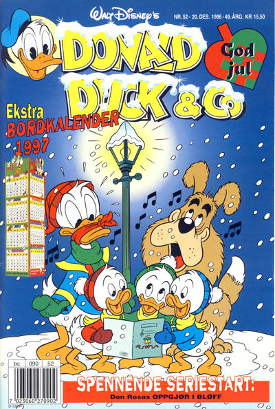 Cover for Donald Duck & Co (Hjemmet / Egmont, 1948 series) #52/1996