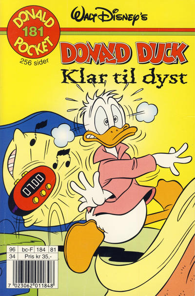 Cover for Donald Pocket (Hjemmet / Egmont, 1968 series) #181 - Klar til dyst [1. opplag]