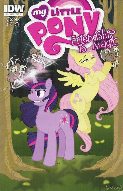 Cover for My Little Pony: Friendship Is Magic (IDW, 2012 series) #2 [Cover B - Katie Cook]
