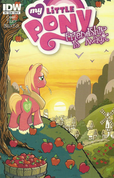 Cover for My Little Pony: Friendship Is Magic (IDW, 2012 series) #9 [Cover B - Tony Fleecs]