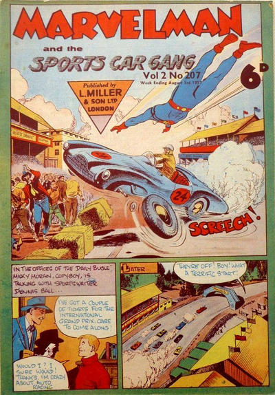 Cover for Marvelman (L. Miller & Son, 1954 series) #207