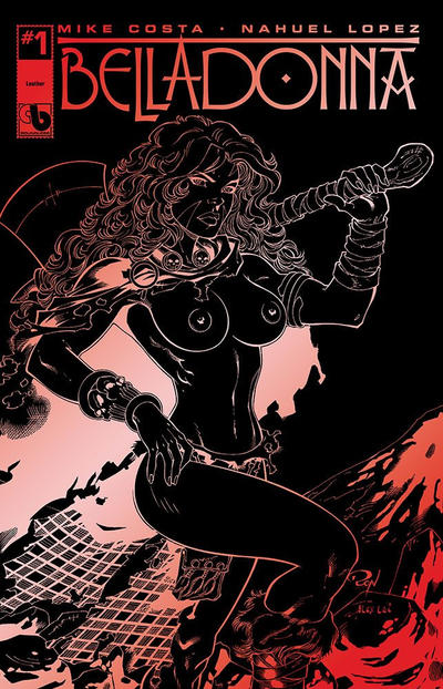 Cover for Belladonna (Avatar Press, 2015 series) #1 [Black Leather variant]